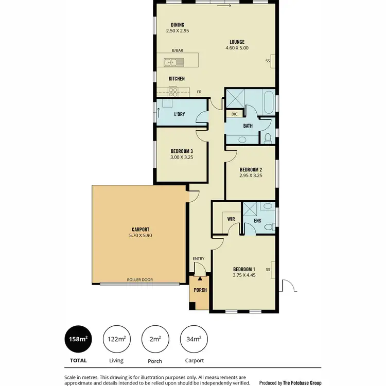 Floorplan of Homely house listing, 30 Centenary Circuit, Andrews Farm SA 5114