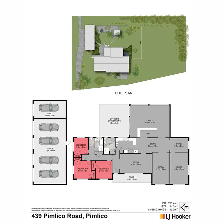 Floorplan of Homely house listing, 439 Pimlico Road, Pimlico NSW 2478