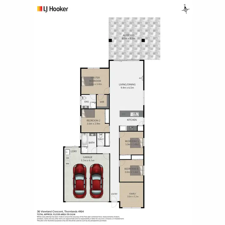 Floorplan of Homely house listing, 36 Viewland Crescent, Thornlands QLD 4164