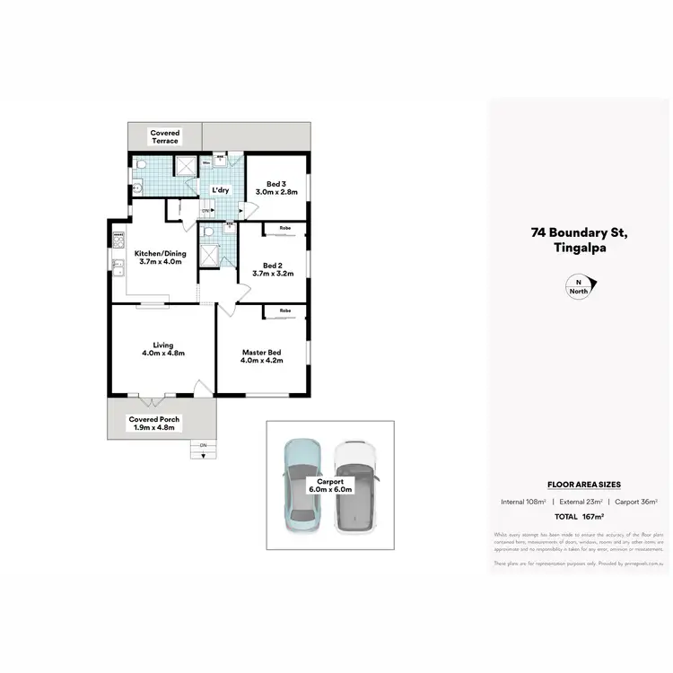 Floorplan of Homely house listing, 74 Boundary Street, Tingalpa QLD 4173