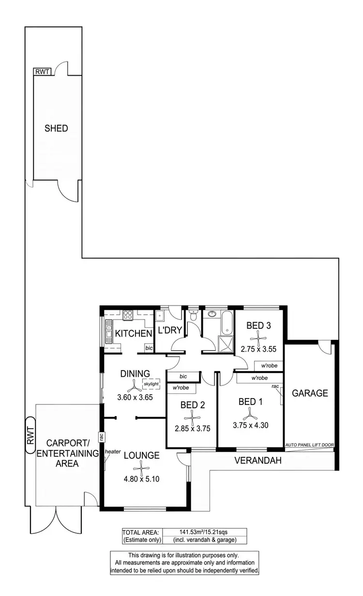 Floorplan of Homely house listing, 2/2 Cairns Avenue, Warradale SA 5046