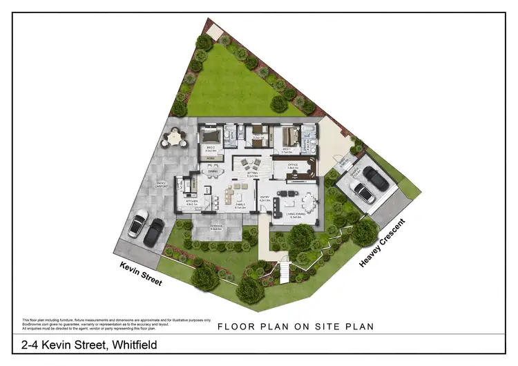 Floorplan of Homely house listing, 2-4 Kevin Street, Whitfield QLD 4870