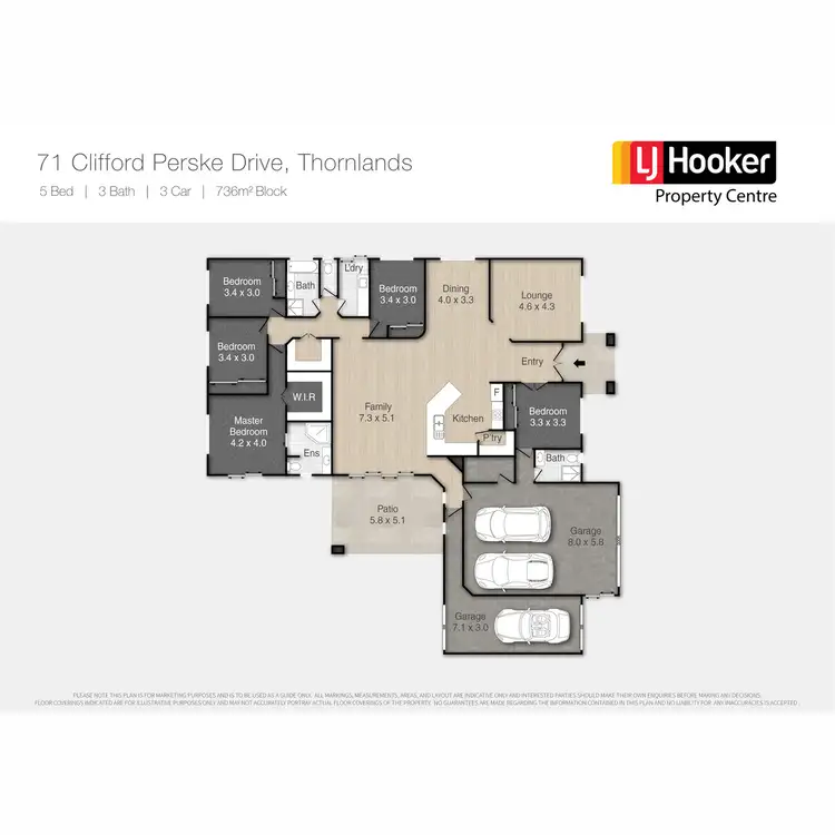 Floorplan of Homely house listing, 71 Clifford Perske Drive, Thornlands QLD 4164