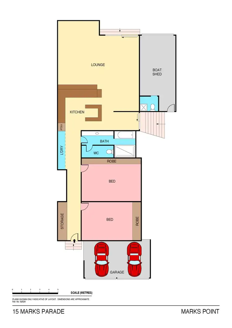 Floorplan of Homely house listing, 15 Marks Parade, Marks Point NSW 2280