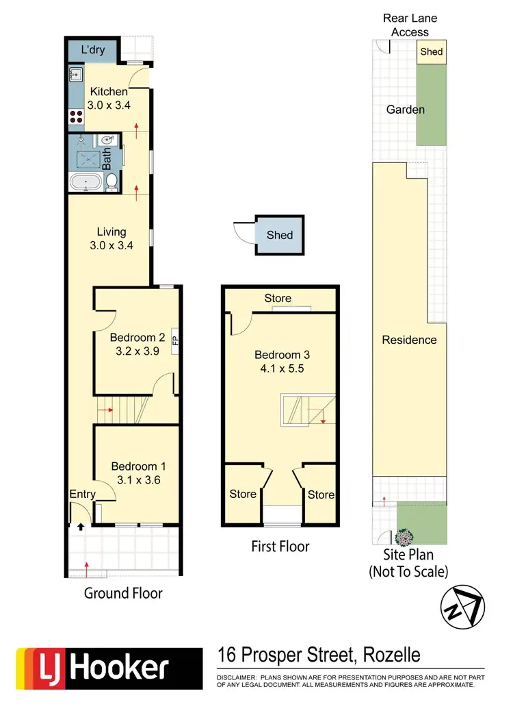 Floorplan of Homely house listing, 16 Prosper Street, Rozelle NSW 2039