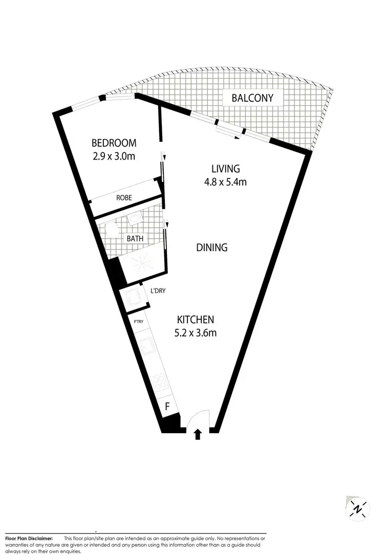 Floorplan of Homely unit listing, 215/1 Anthony Rolfe Avenue, Gungahlin ACT 2912