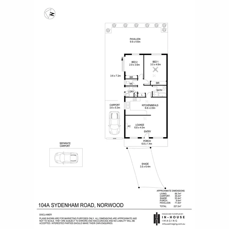 Floorplan of Homely house listing, 2/104A Sydenham Road, Norwood SA 5067