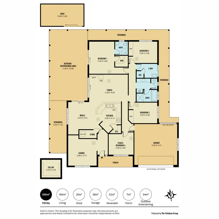 Floorplan of Homely house listing, 15 Burke Parade, Hewett SA 5118