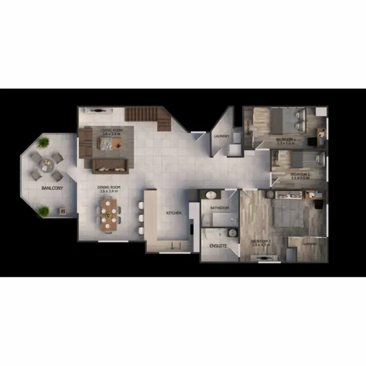 Floorplan of Homely apartment listing, 18/21 Duke Street, Stuart Park NT 820