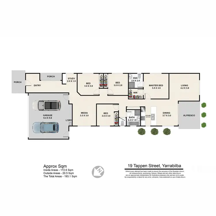 Floorplan of Homely house listing, 19 Tappen Street, Yarrabilba QLD 4207