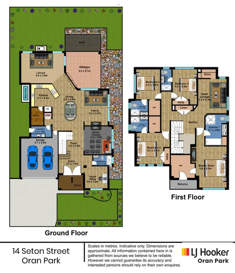 Floorplan of Homely house listing, 14 Seton Street, Oran Park NSW 2570