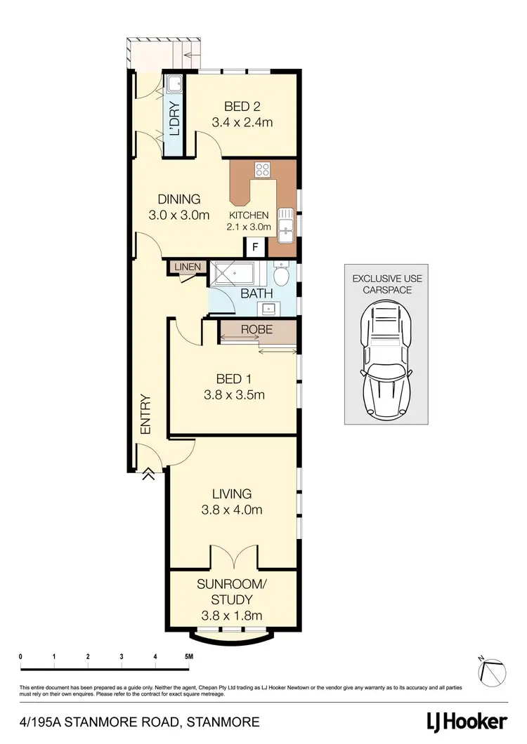 Floorplan of Homely apartment listing, 4/195A Stanmore Road, Stanmore NSW 2048