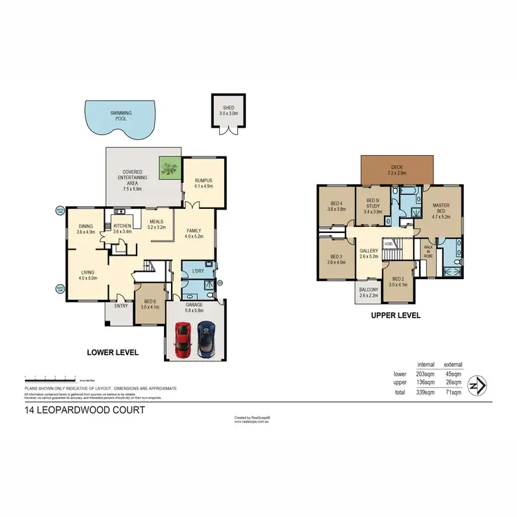 Floorplan of Homely house listing, 14 Leopardwood Court, Albany Creek QLD 4035