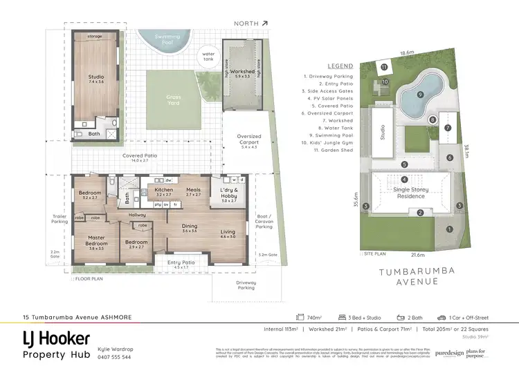 Floorplan of Homely house listing, 15 Tumbarumba Avenue, Ashmore QLD 4214