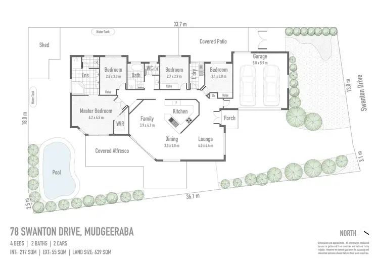 Floorplan of Homely house listing, 78 Swanton Drive, Mudgeeraba QLD 4213