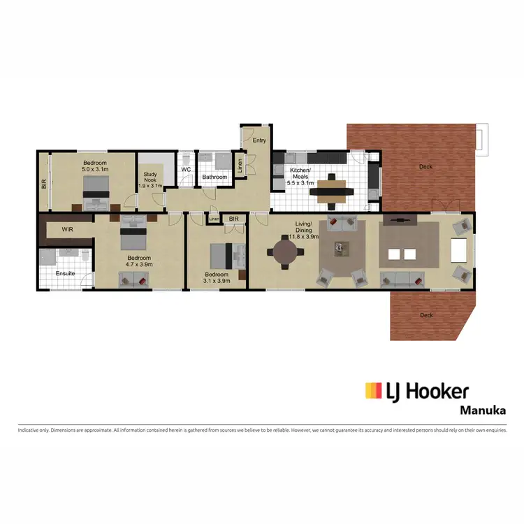 Floorplan of Homely house listing, 158 Goyder Street, Narrabundah ACT 2604