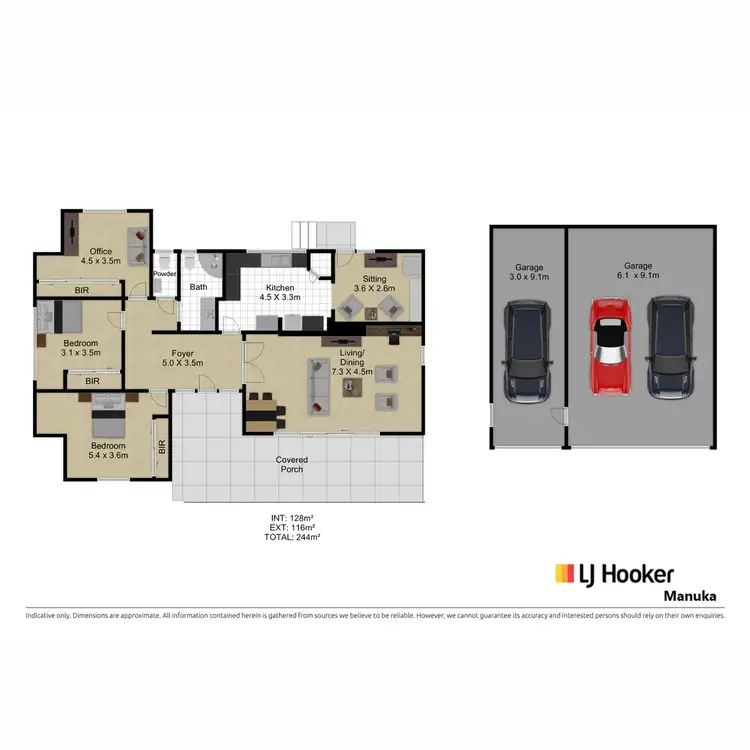Floorplan of Homely house listing, 13 Mindarie Street, Narrabundah ACT 2604