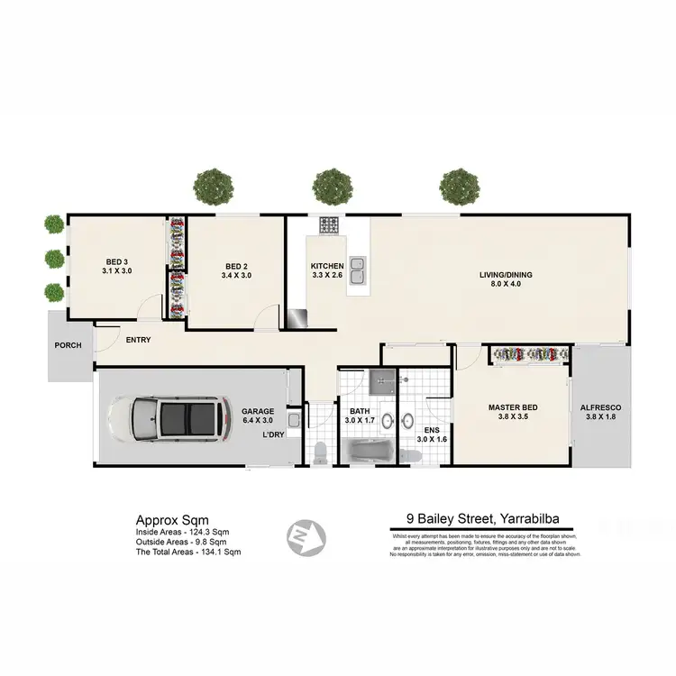 Floorplan of Homely house listing, 9 Bailey Street, Yarrabilba QLD 4207