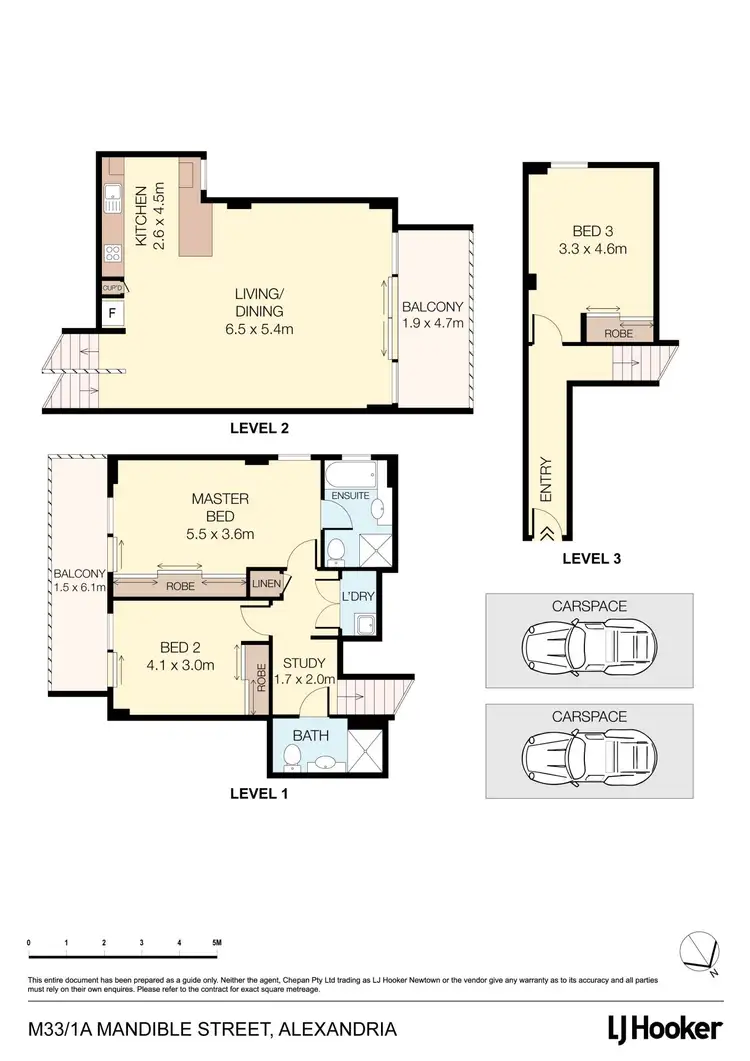 Floorplan of Homely apartment listing, 33M/1A Mandible Street, Alexandria NSW 2015