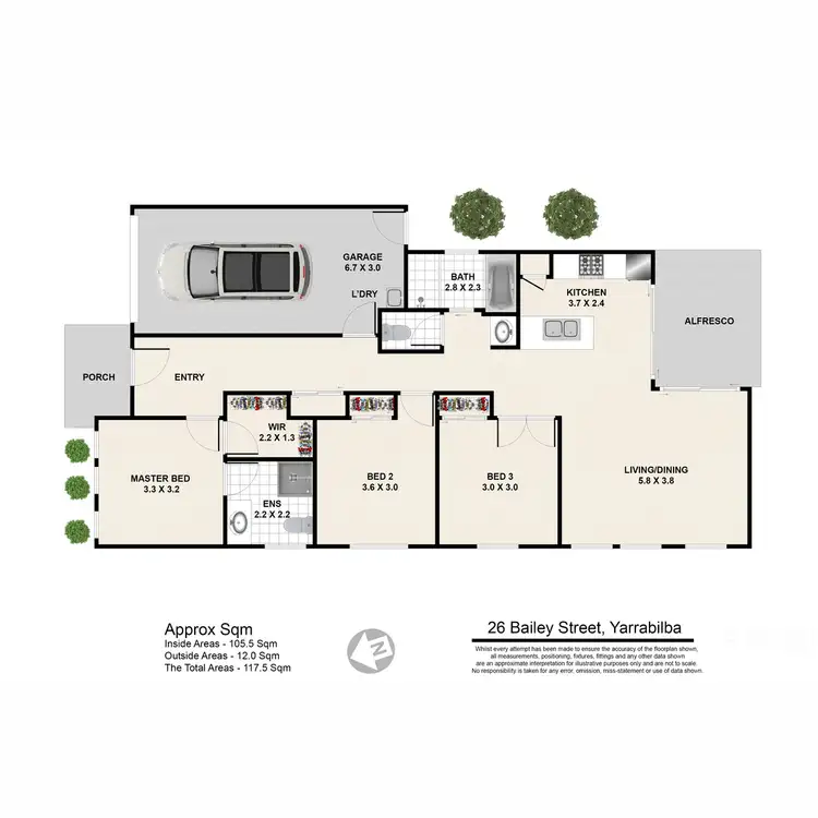 Floorplan of Homely house listing, 26 Bailey Street, Yarrabilba QLD 4207