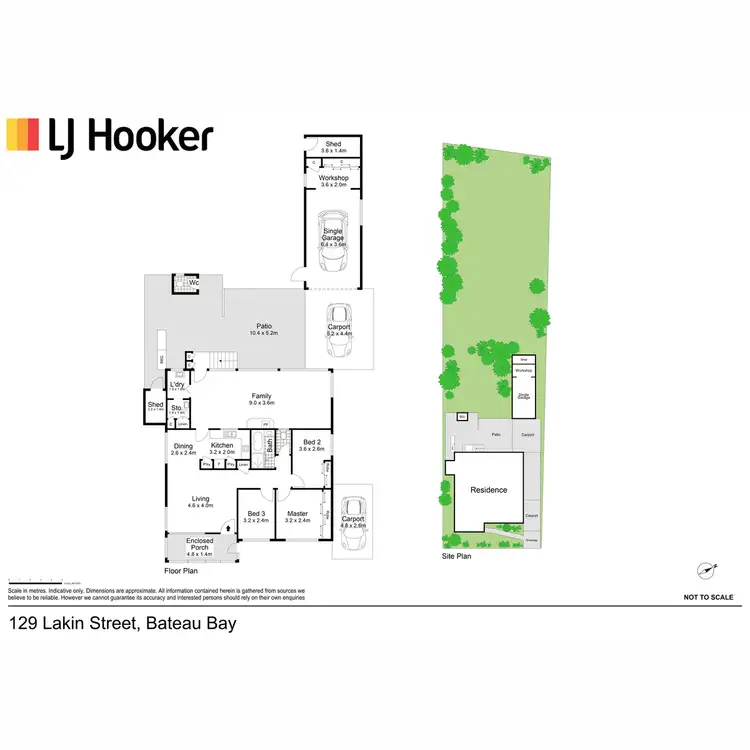 Floorplan of Homely house listing, 129 Lakin Street, Bateau Bay NSW 2261