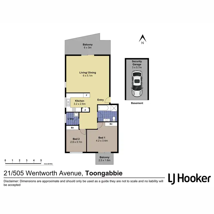 Floorplan of Homely apartment listing, 21/505-507 Wentworth Avenue, Toongabbie NSW 2146
