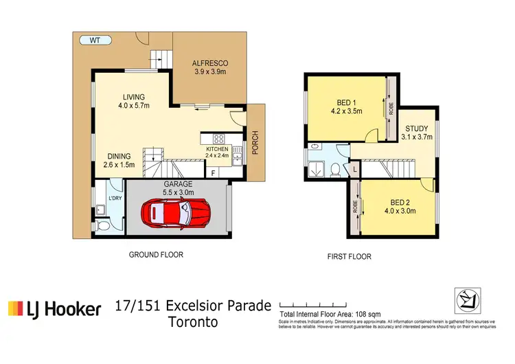 Floorplan of Homely house listing, 17/151 Excelsior Parade, Toronto NSW 2283