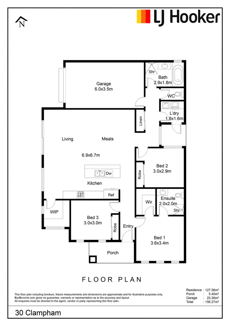 Floorplan of Homely house listing, 30 Clapham Avenue, Wollert VIC 3750