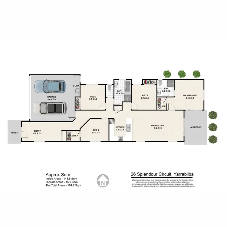 Floorplan of Homely house listing, 26 Splendour Circuit, Yarrabilba QLD 4207