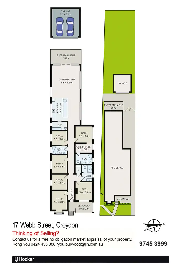 Floorplan of Homely house listing, 17 Webb Street, Croydon NSW 2132
