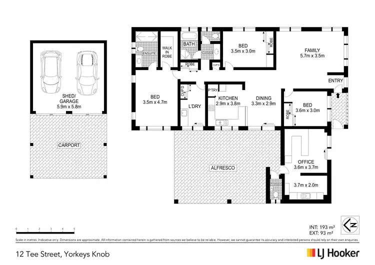Floorplan of Homely house listing, 12 Tee Street, Yorkeys Knob QLD 4878