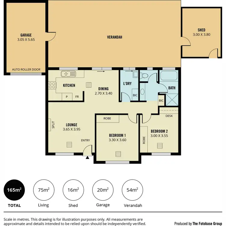 Floorplan of Homely unit listing, 1/1039 North East Road, Ridgehaven SA 5097