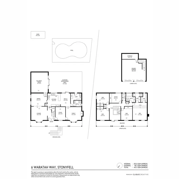 Floorplan of Homely house listing, 6 Waratah Way, Stonyfell SA 5066