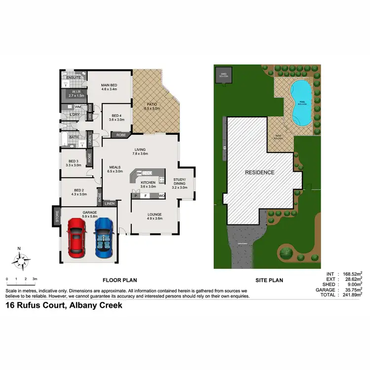 Floorplan of Homely house listing, 16 Rufus Court, Albany Creek QLD 4035