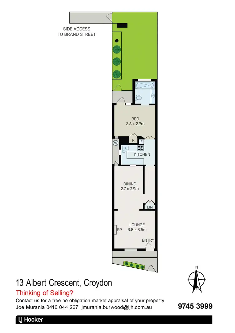 Floorplan of Homely house listing, 13 Albert Crescent, Croydon NSW 2132
