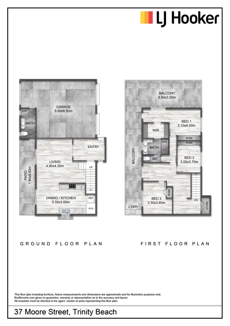 Floorplan of Homely house listing, 37 Moore Street, Trinity Beach QLD 4879