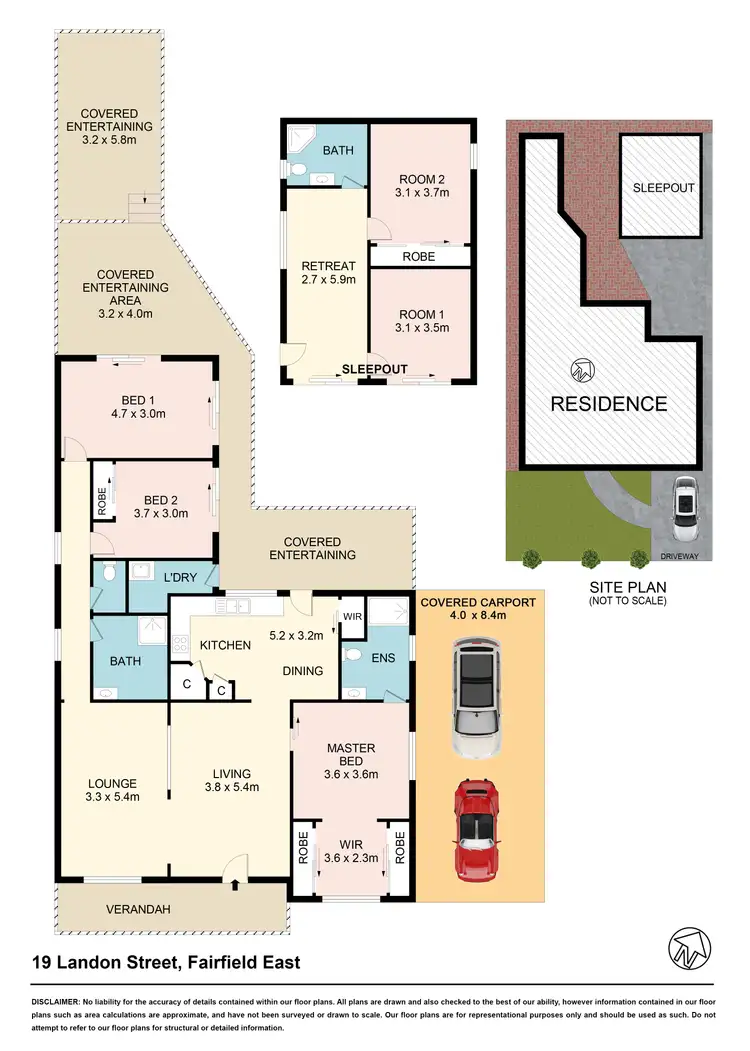 Floorplan of Homely house listing, 19 Landon St, Fairfield East NSW 2165