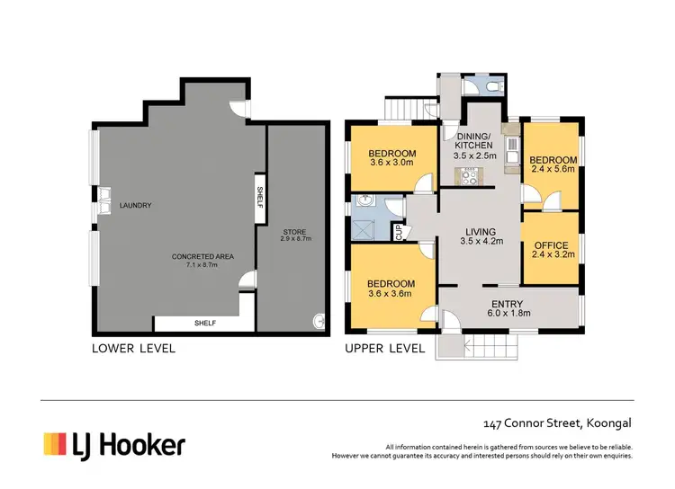 Floorplan of Homely house listing, 147 Connor Street, Koongal QLD 4701
