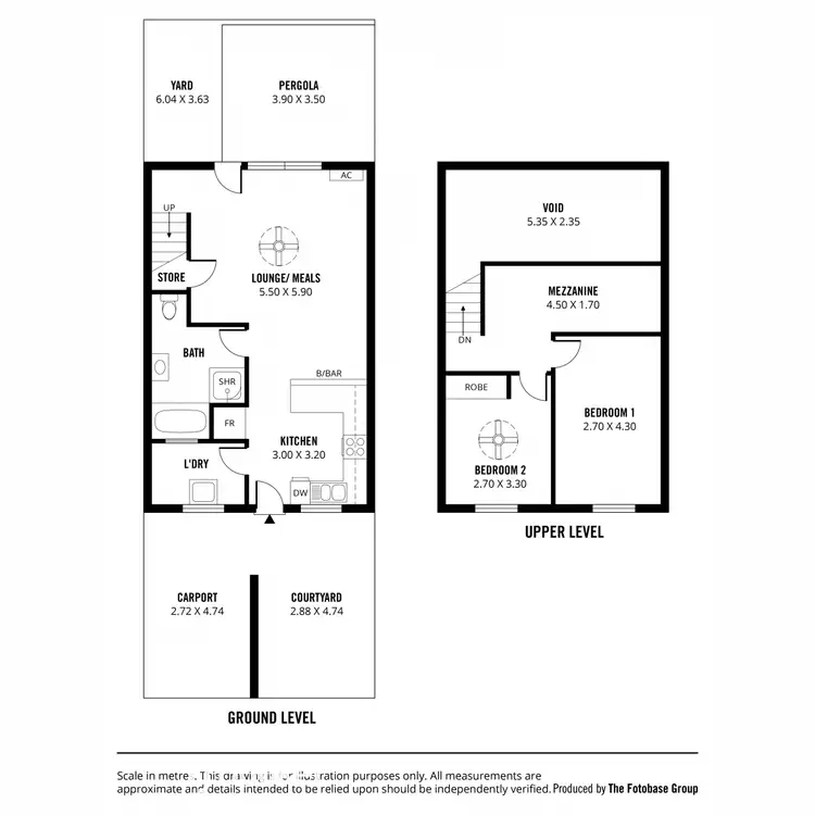 Floorplan of Homely unit listing, 12/4 Fisher Street, Felixstow SA 5070