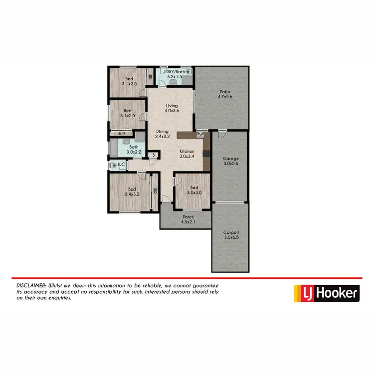 Floorplan of Homely house listing, 20 Hamrun Circuit, Rooty Hill NSW 2766