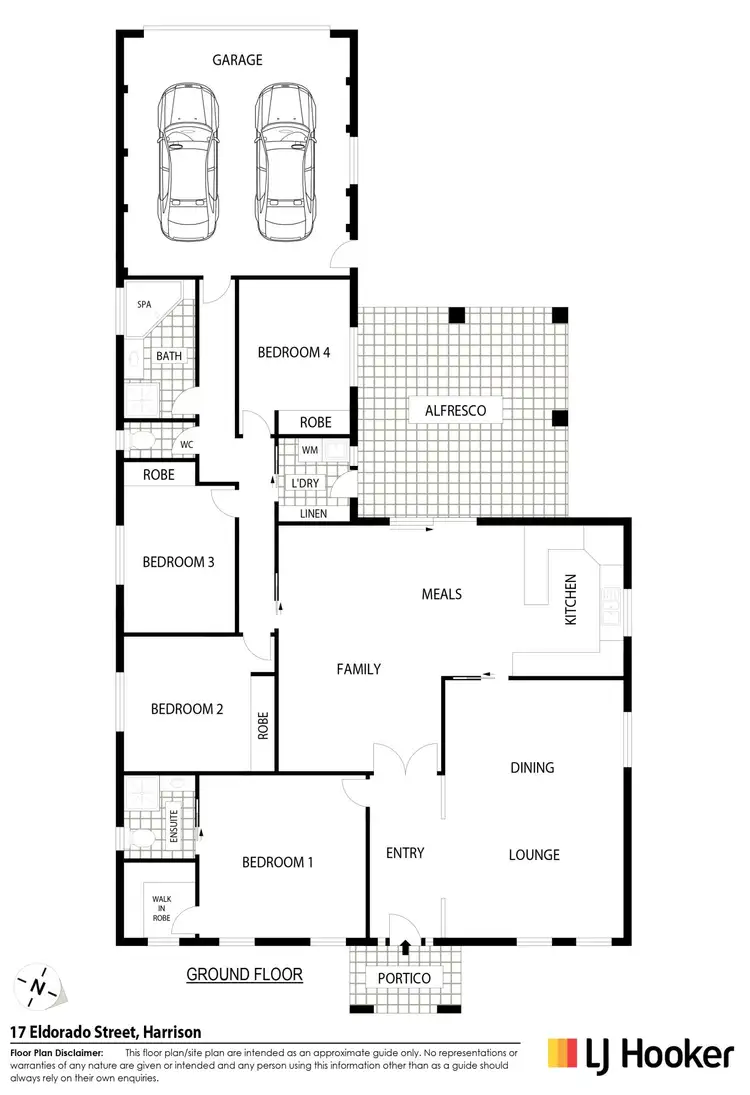 Floorplan of Homely house listing, 17 Eldorado Street, Harrison ACT 2914