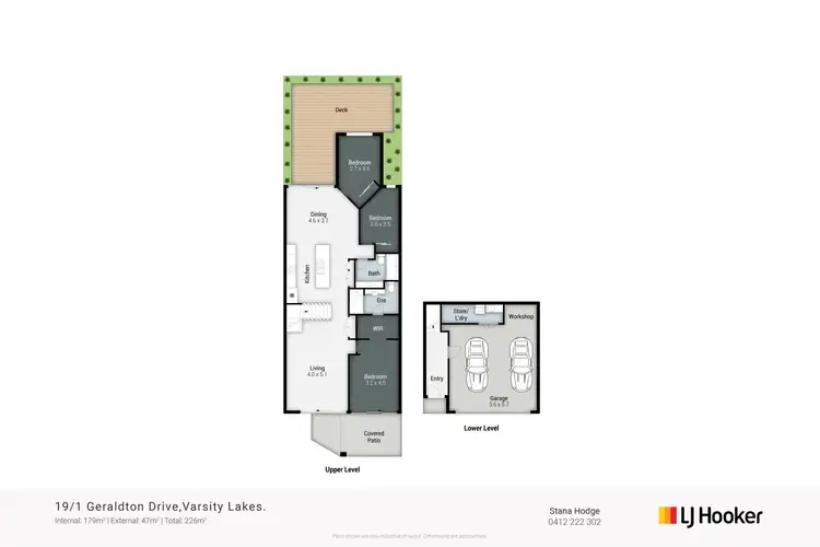 Floorplan of Homely townhouse listing, 19/1-15 Geraldton Drive, Robina QLD 4226