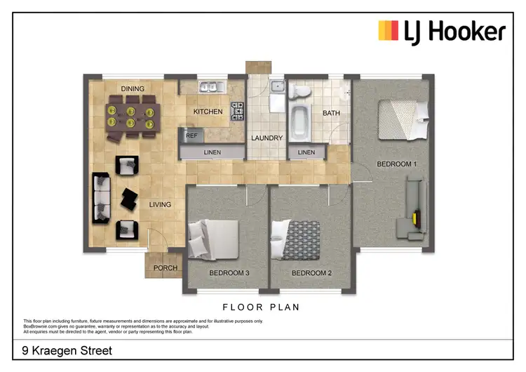 Floorplan of Homely house listing, 9 Kraegen Street, The Gap NT 870