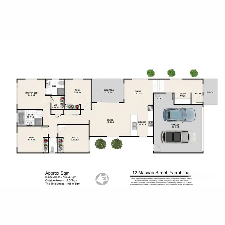 Floorplan of Homely house listing, 12 Macnab Street, Yarrabilba QLD 4207
