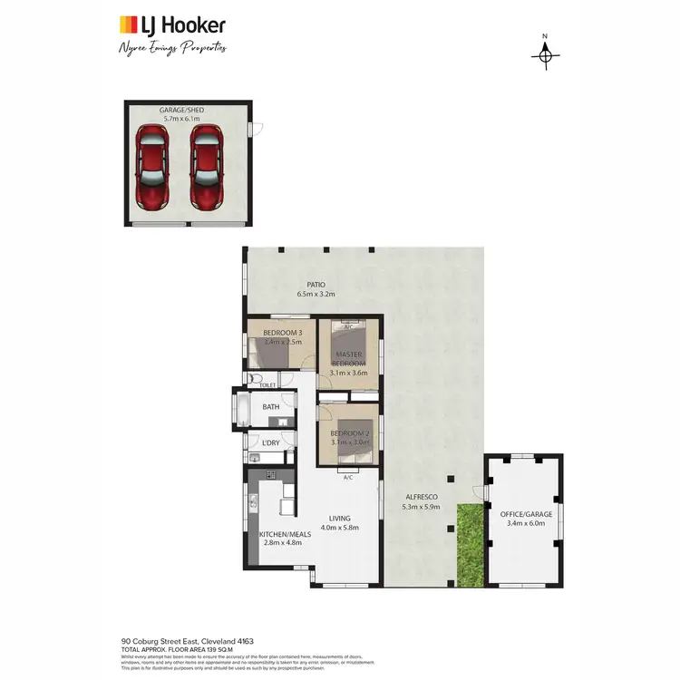 Floorplan of Homely house listing, 90 Coburg Street East, Cleveland QLD 4163