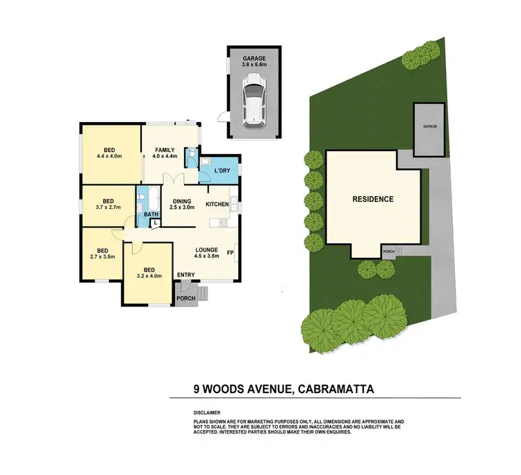 Floorplan of Homely house listing, 9 Woods Avenue, Cabramatta NSW 2166