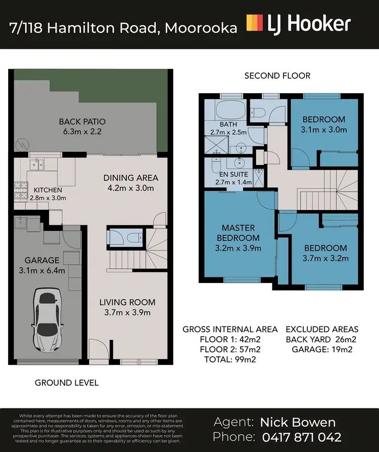Floorplan of Homely townhouse listing, 7/118 Hamilton Road, Moorooka QLD 4105