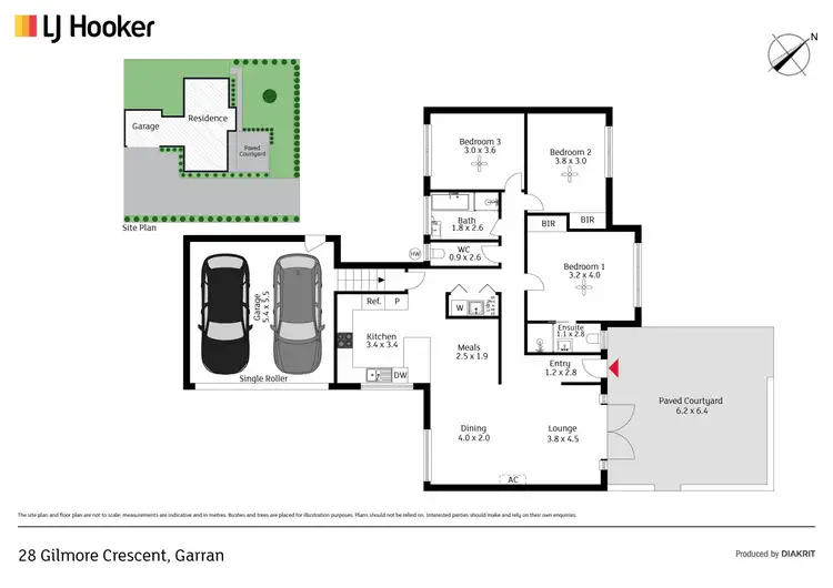 Floorplan of Homely house listing, 28 Gilmore Crescent, Garran ACT 2605