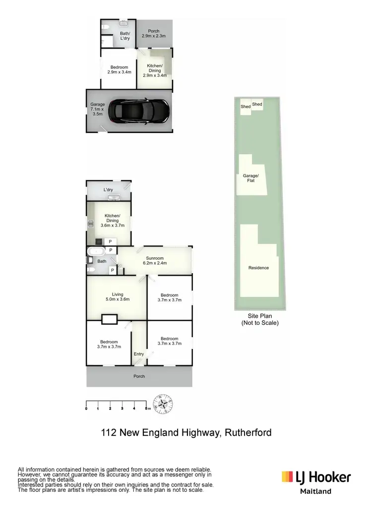 Floorplan of Homely house listing, 112 & 114 New England Highway, Rutherford NSW 2320