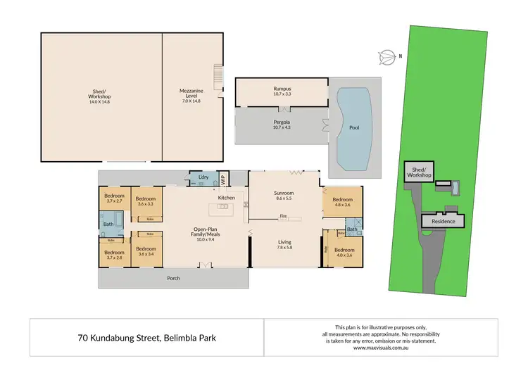 Floorplan of Homely house listing, 70 Kundabung Street, Belimbla Park NSW 2570